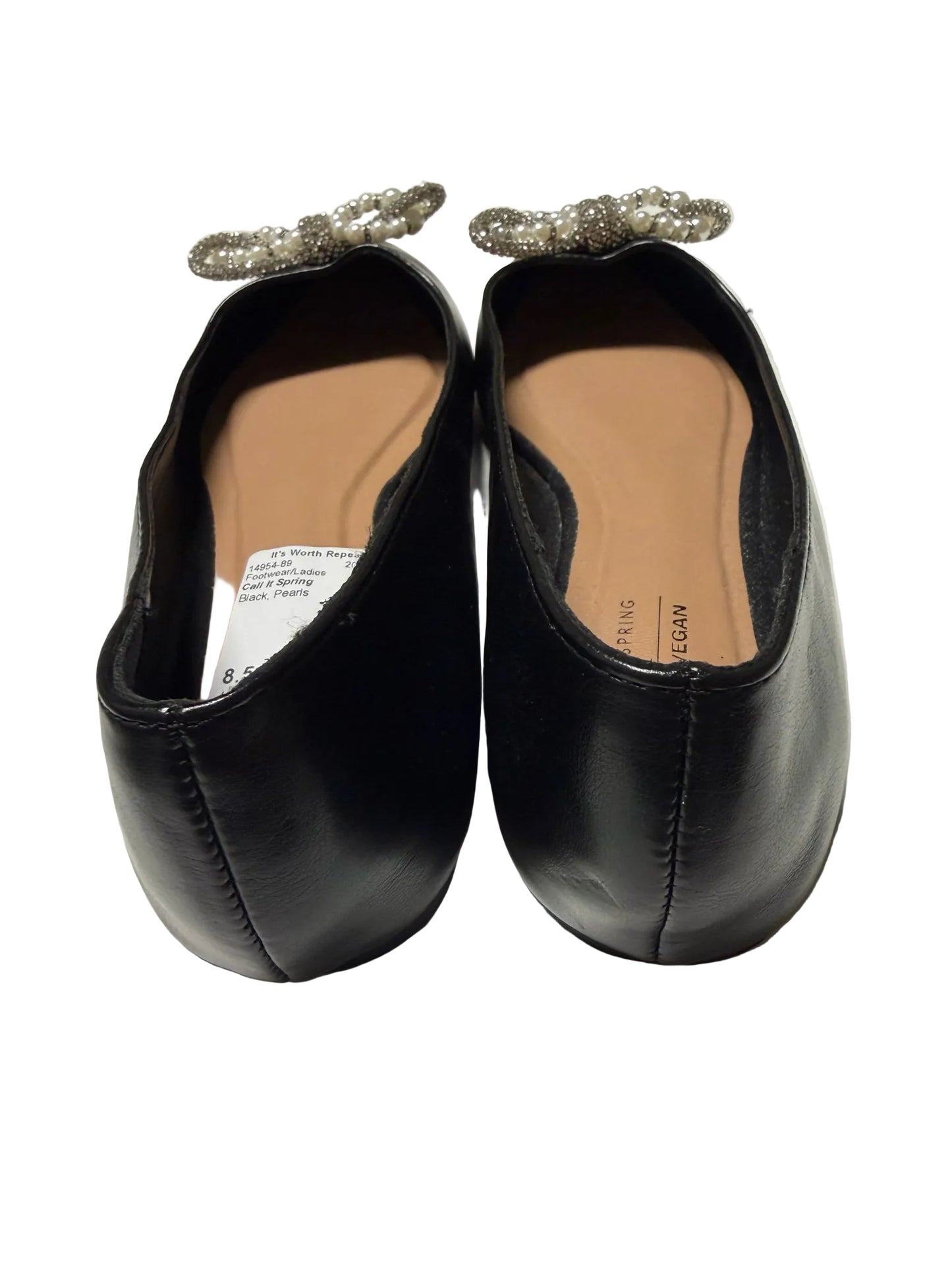Call It Spring Black Pearls Footwear/Ladies