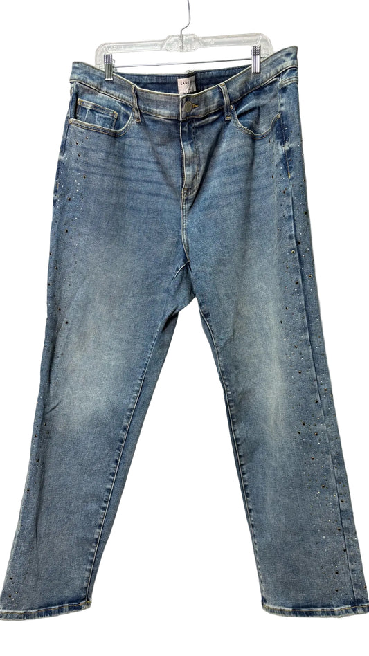 Size 22 Lane Bryant Denim Sparkle Ladies Jeans