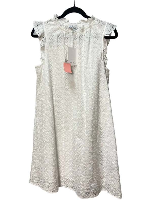 Size S White Eyelet Ladies Dress