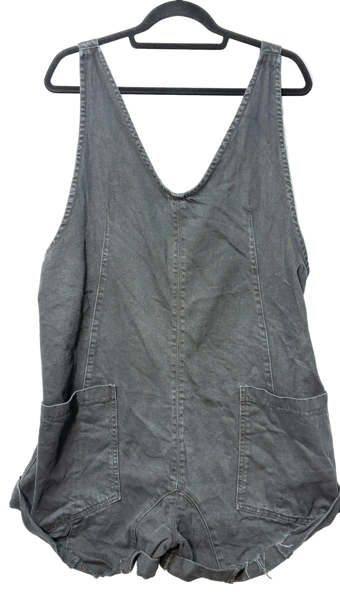 Size XL Free People Black Denim Ladies Overall