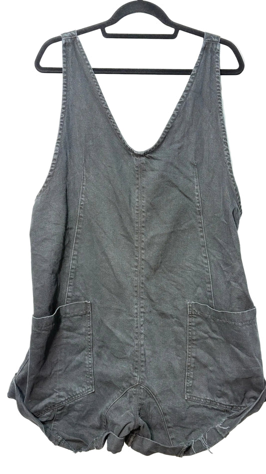 Size XL Free People Black Denim Ladies Overall