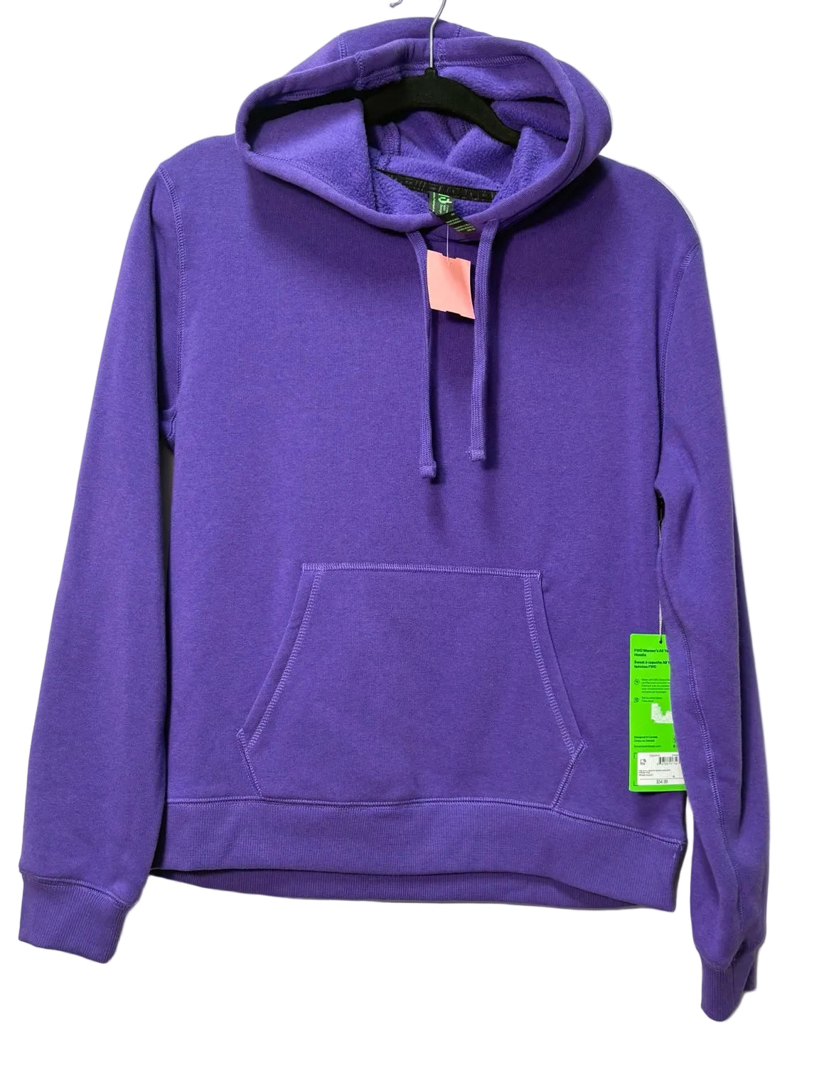Size M Purple Women's Forward With Design Hoodie