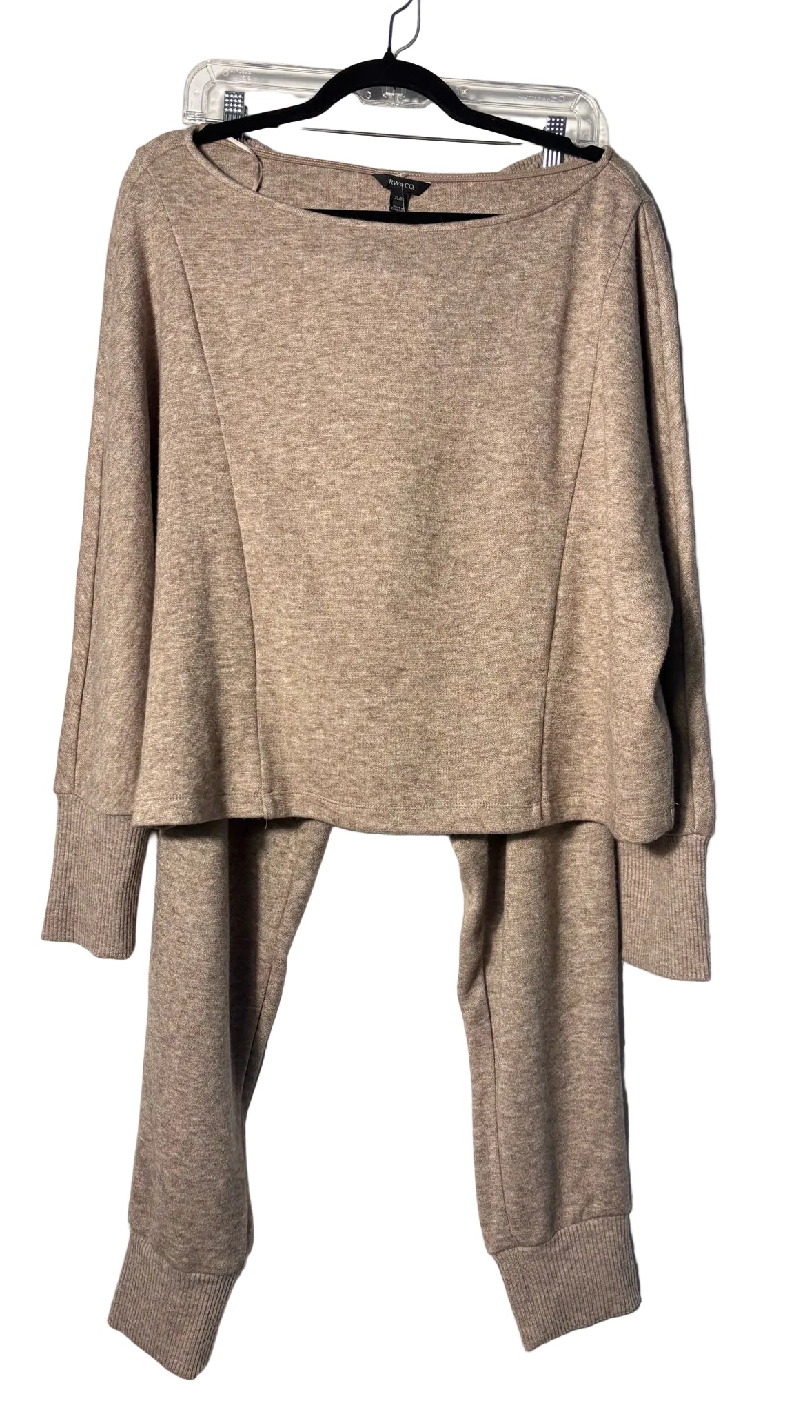 Size XL RW & CO Brown Brand New glitch Ladies 2 Part Top