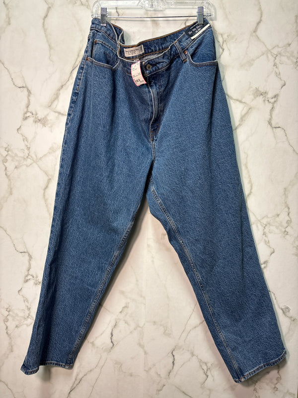 Size 35 Abercrombie Blue Demin Ladies Pants