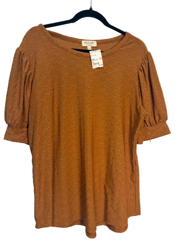 Size XL Brown Ladies Top