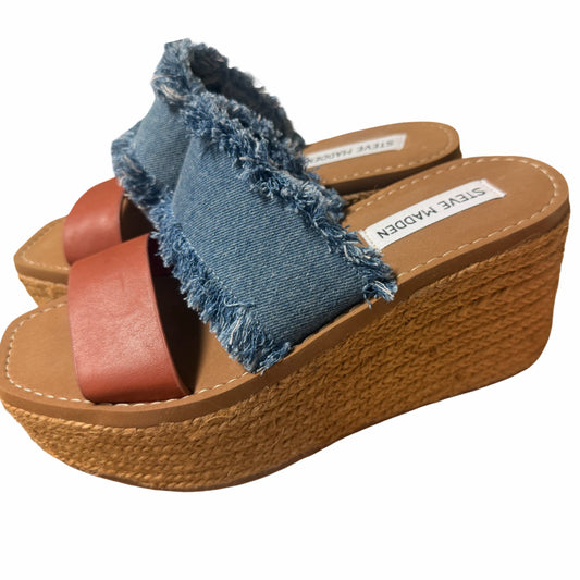 Steve Madden Denim Brown Ladies Footwear/Ladies