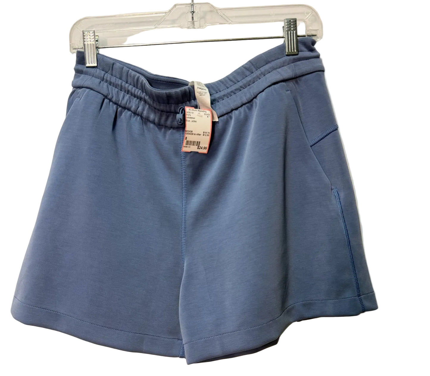 Size 8 Lululemon Blue Ladies Shorts
