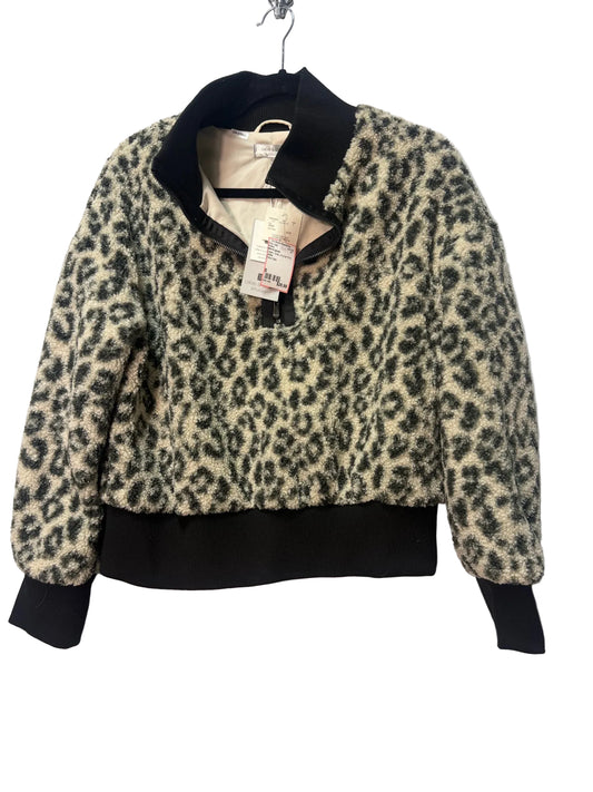 Size S cable & gauge Cream Grey Animal Print Ladies Sweater