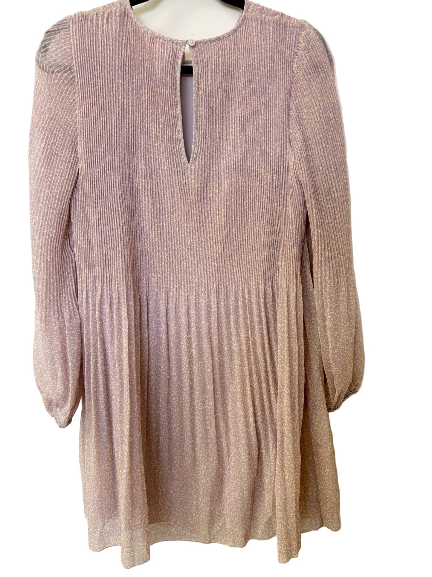 Size M Wilfred Purple Cream Floral Ladies Dress