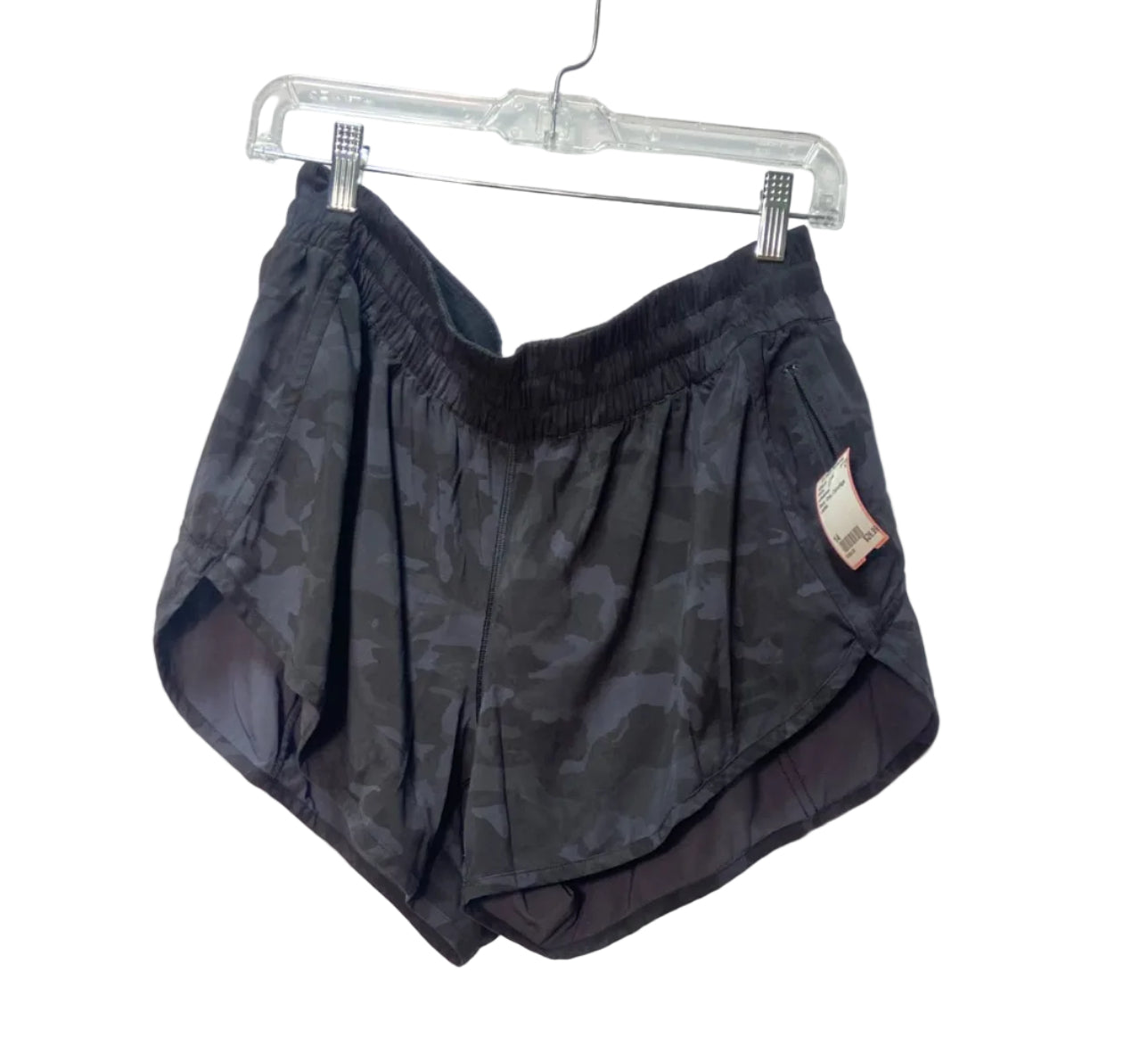 Size 14 Lululemon Black Grey Camoflage Ladies Shorts