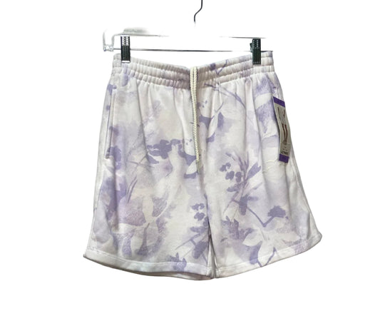 Size XS Lazypants White Purple Ladies Shorts