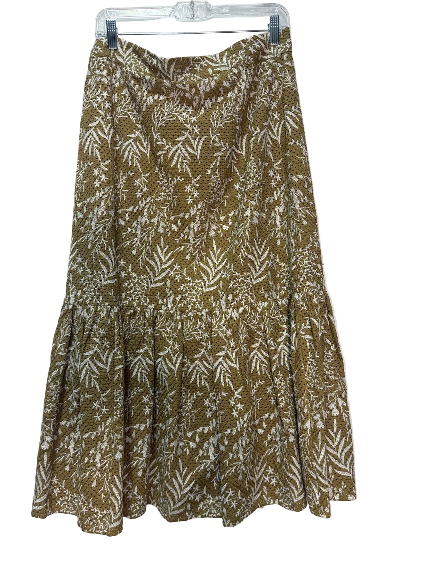 Size XL Zara Green White Ladies Skirt