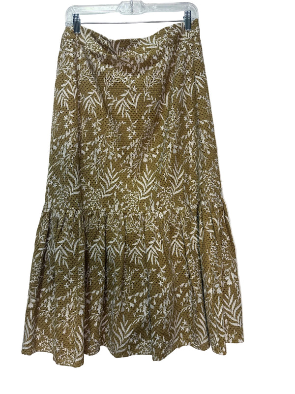 Size XL Zara Green White Ladies Skirt