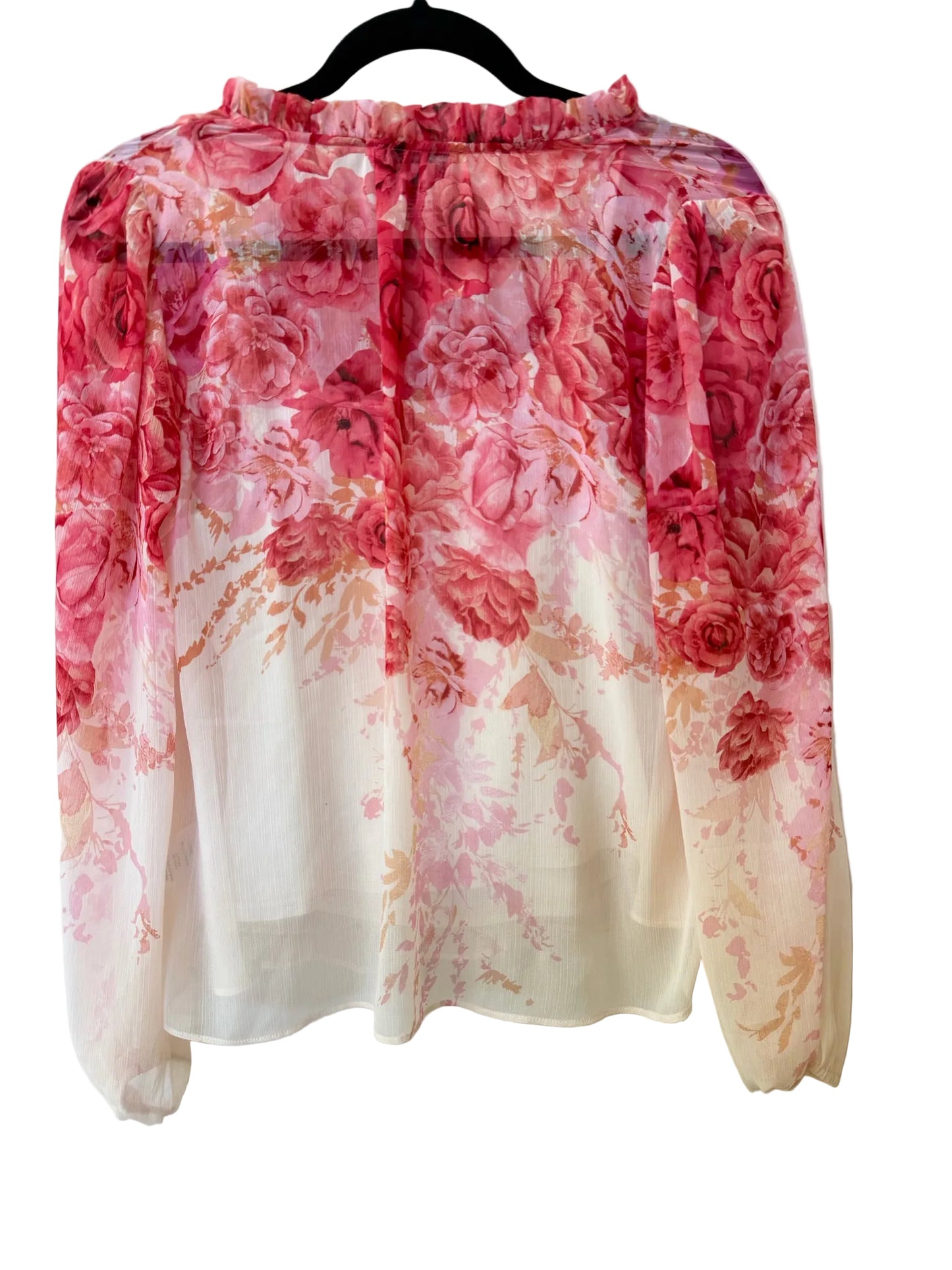 Size XS Rachel Zoe Pink Rose Tassle Ladies Top