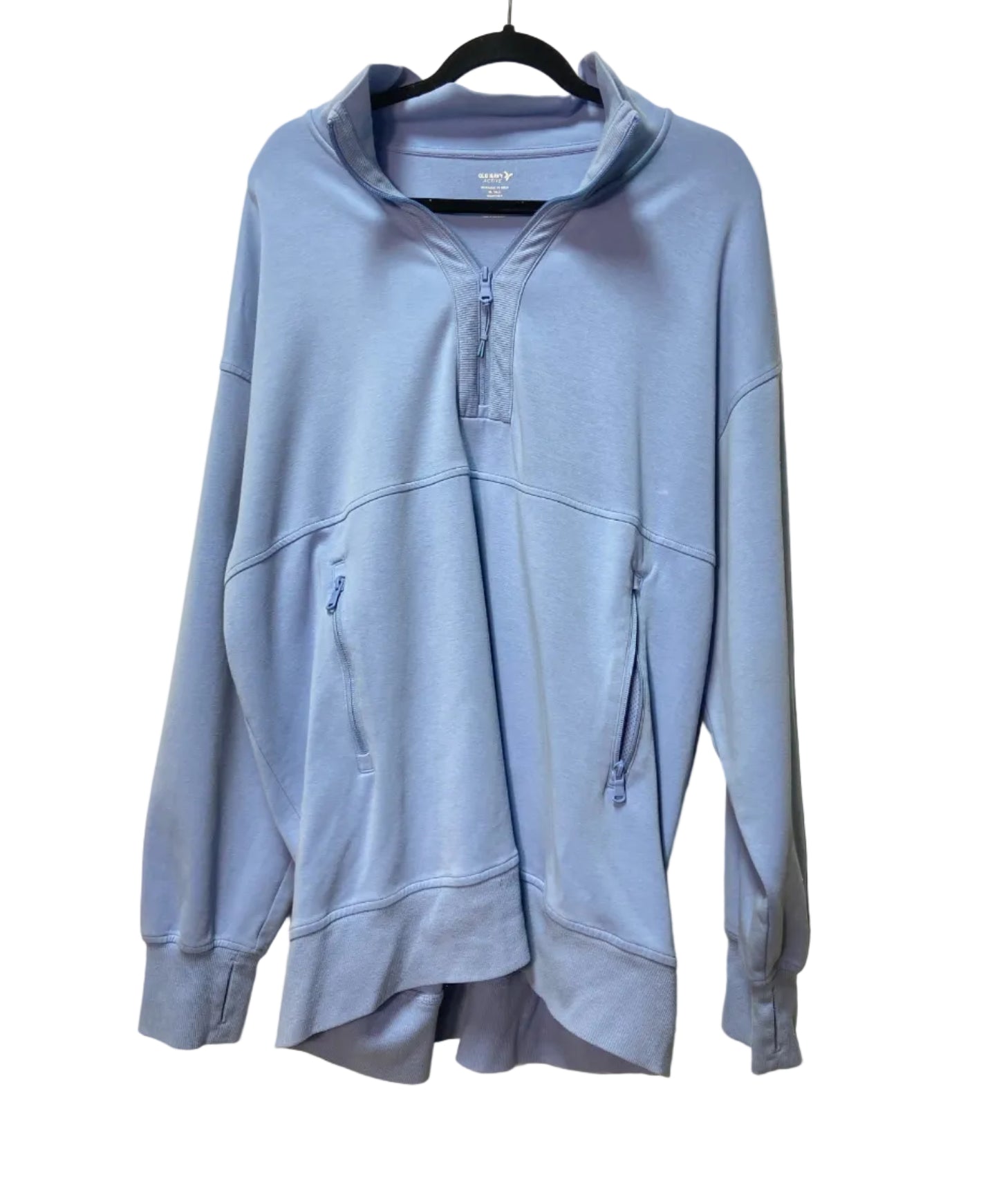 Size XL Old Navy Periwinkle Half Zip Ladies Sweater