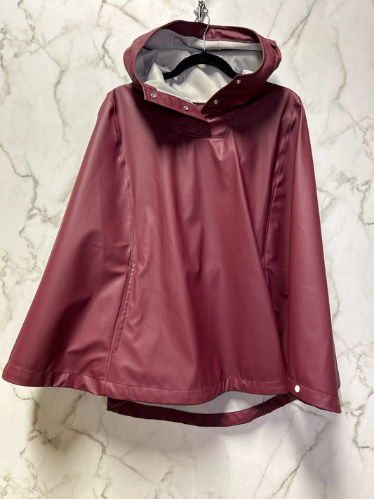 Size XS Hershel Burgundy Ladies Poncho