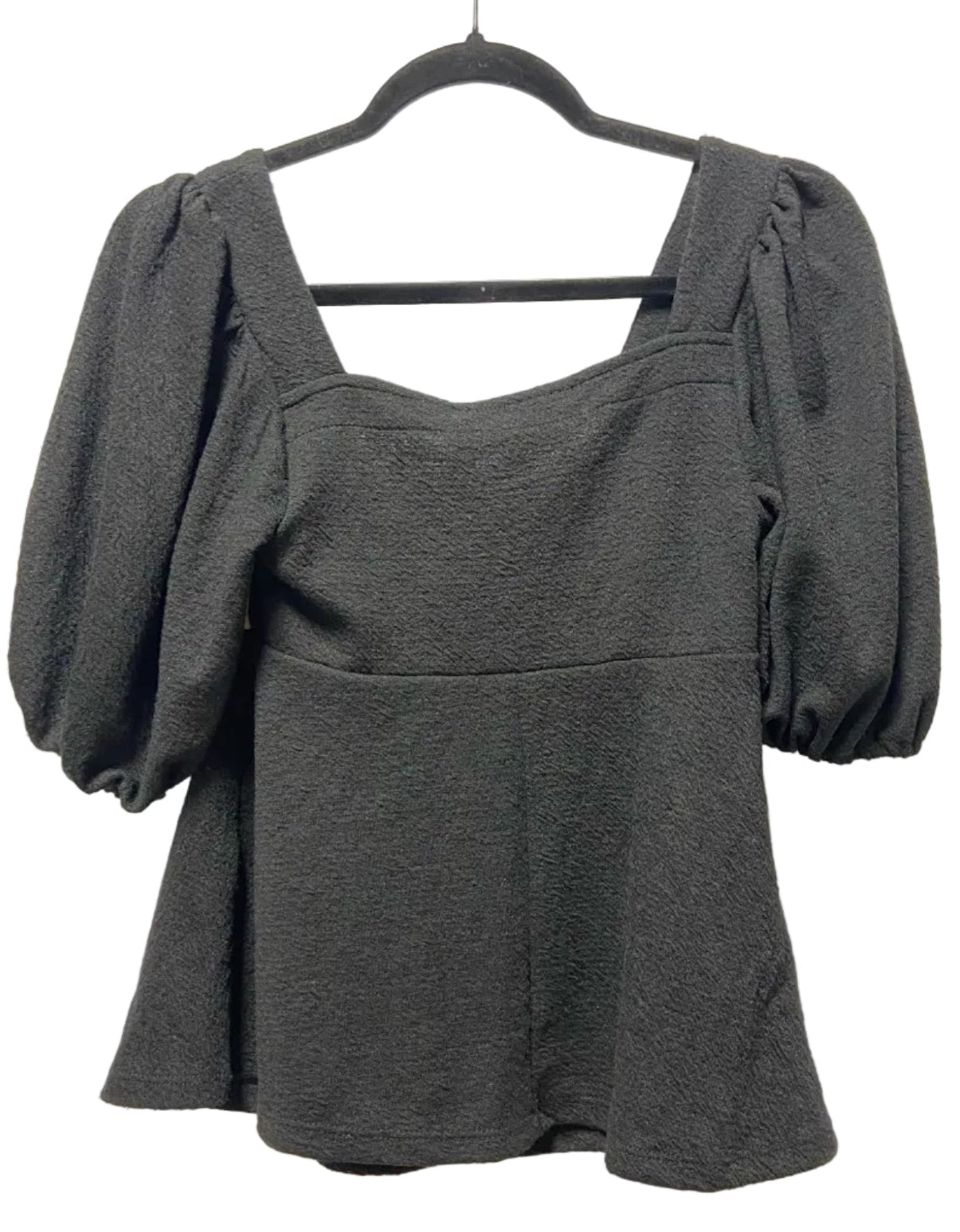 Size S Black Cream Mesh Women's Top