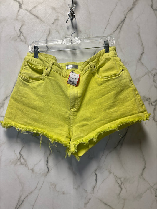 Size 14 Kut neon green Denim Ladies Shorts