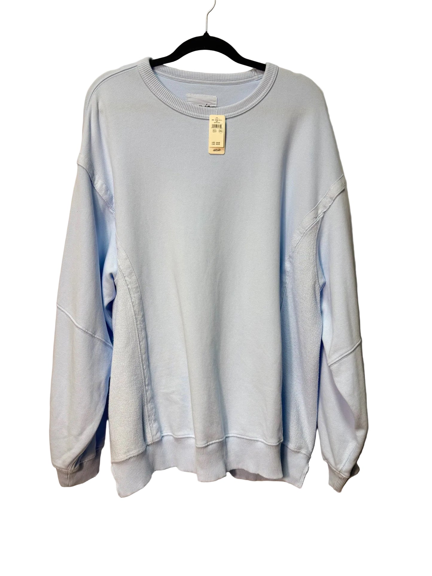 Size S Aerie Light Blue Brand New Ladies Long Slvd Top