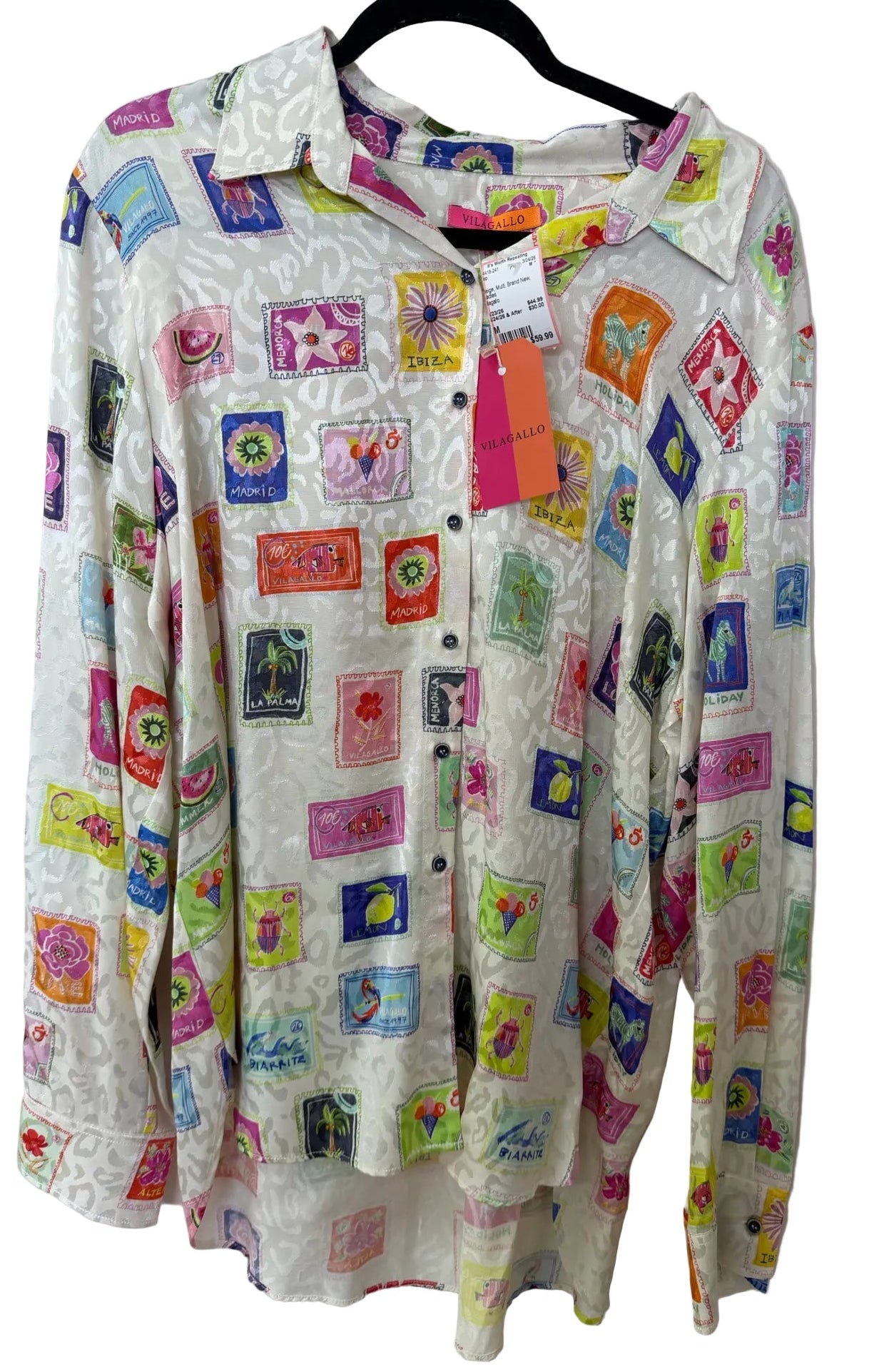 Size M Beige Multi Brand New Ladies Top