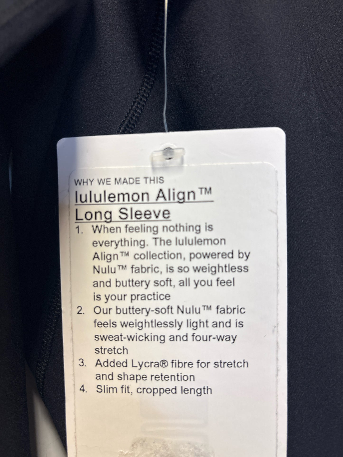 Size 20 Lululemon Black Brand New Ladies Top
