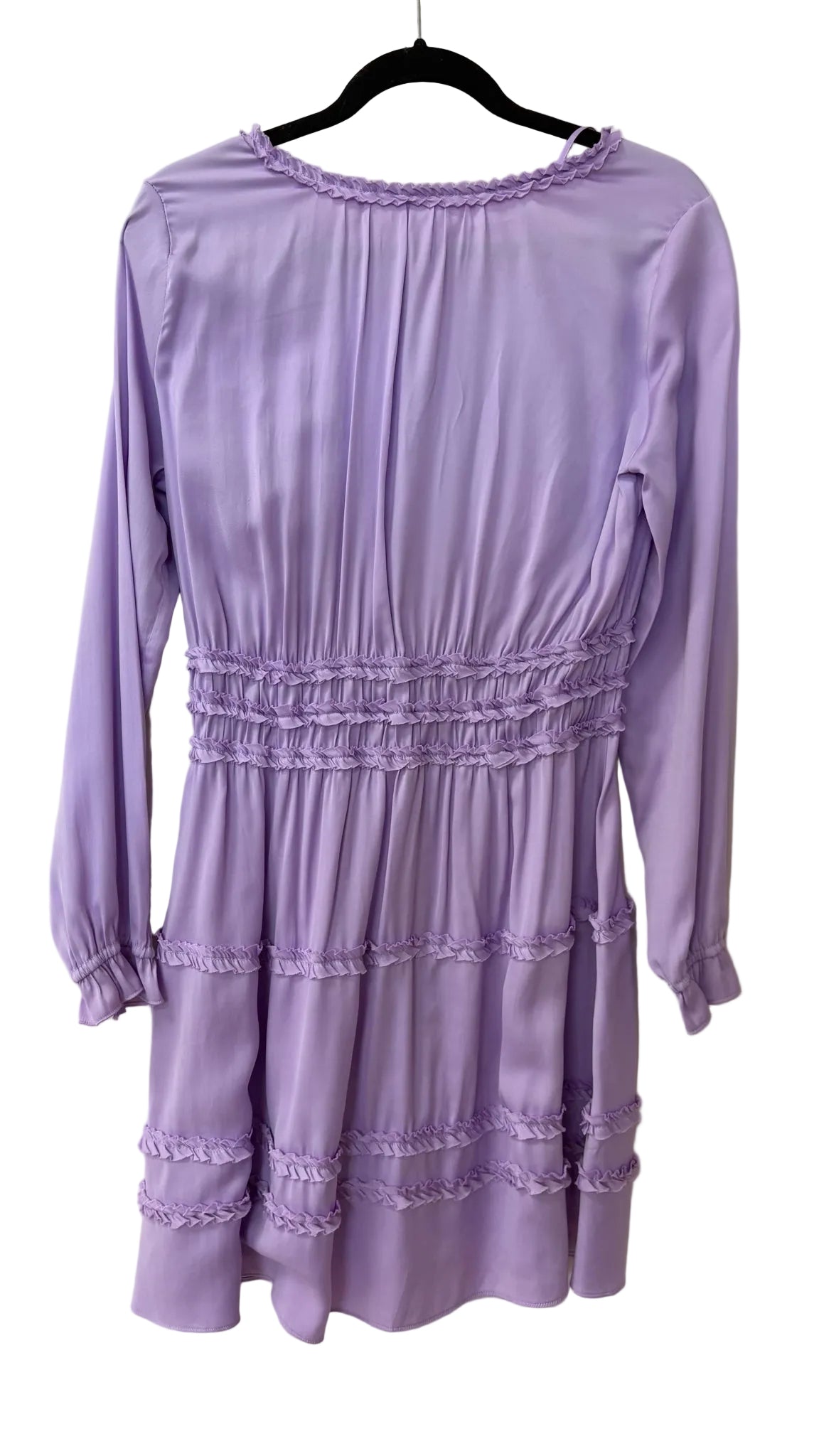 Size M Joe Lavender Ruffled Ladies Dress