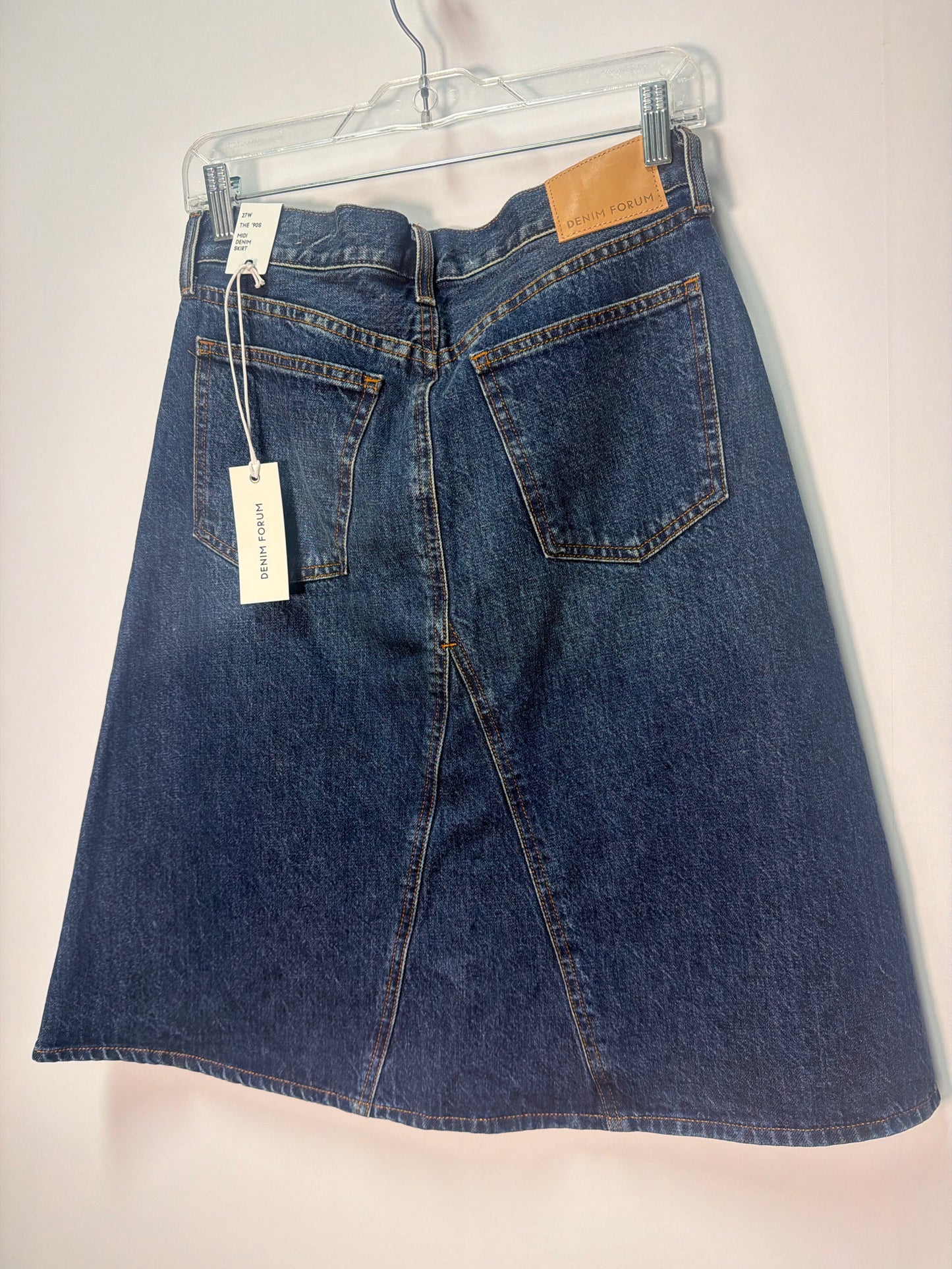 Size 27 Denim Forum Dark Denim Brand New Ladies Skirt