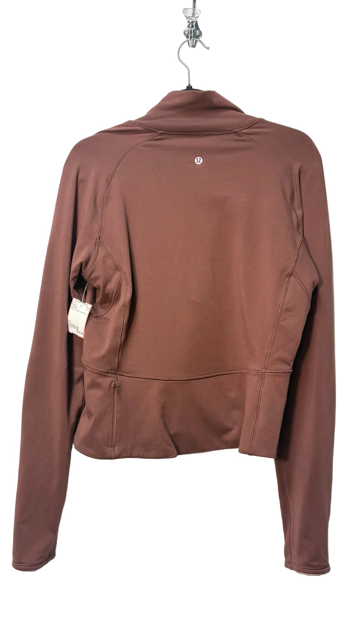 Size 12 Lululemon Brown Half Zip Women's Sweatshirt