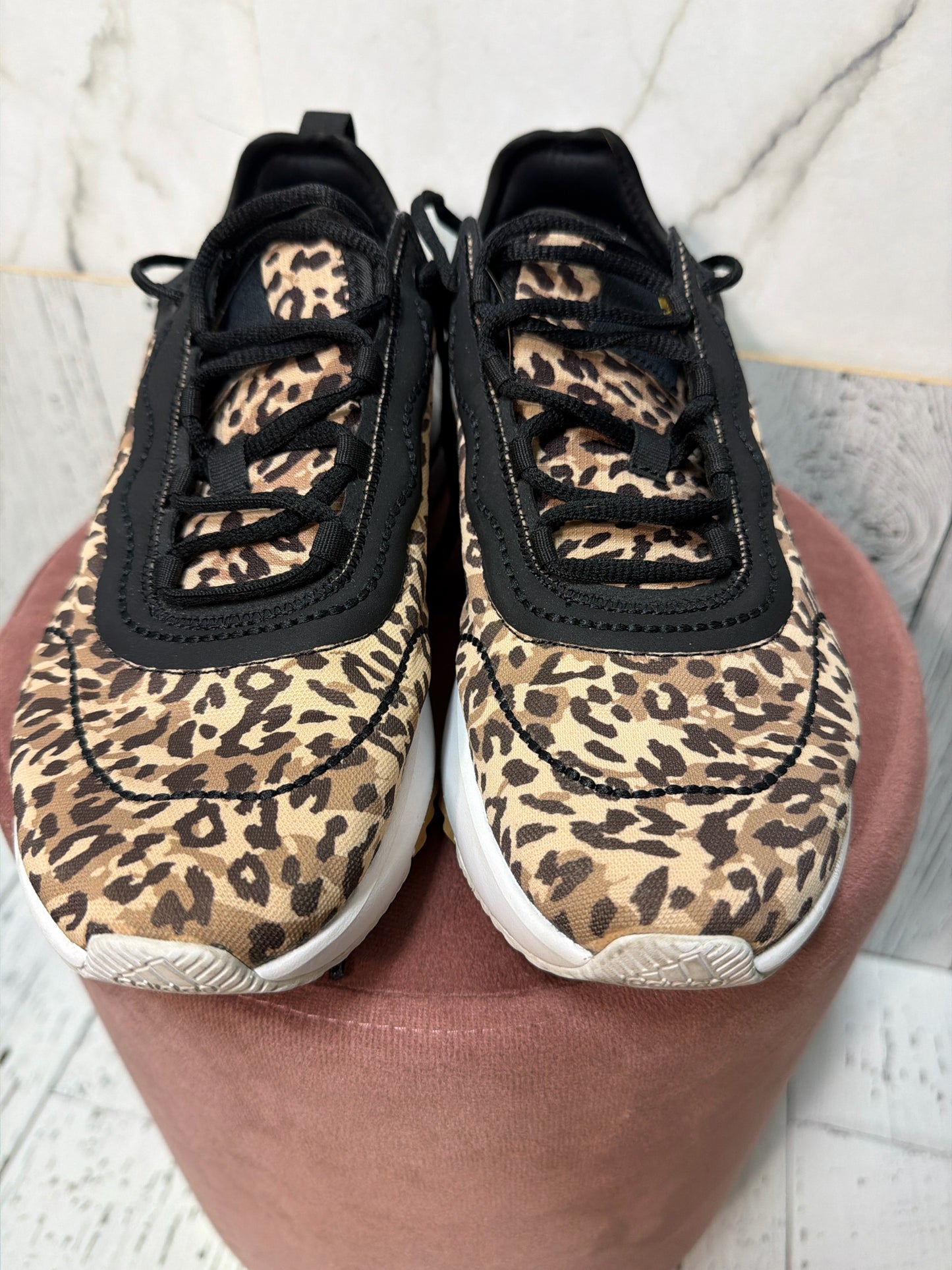 Size 8 Adidas Black Brown Animal Print Ladies Footwear/Ladies