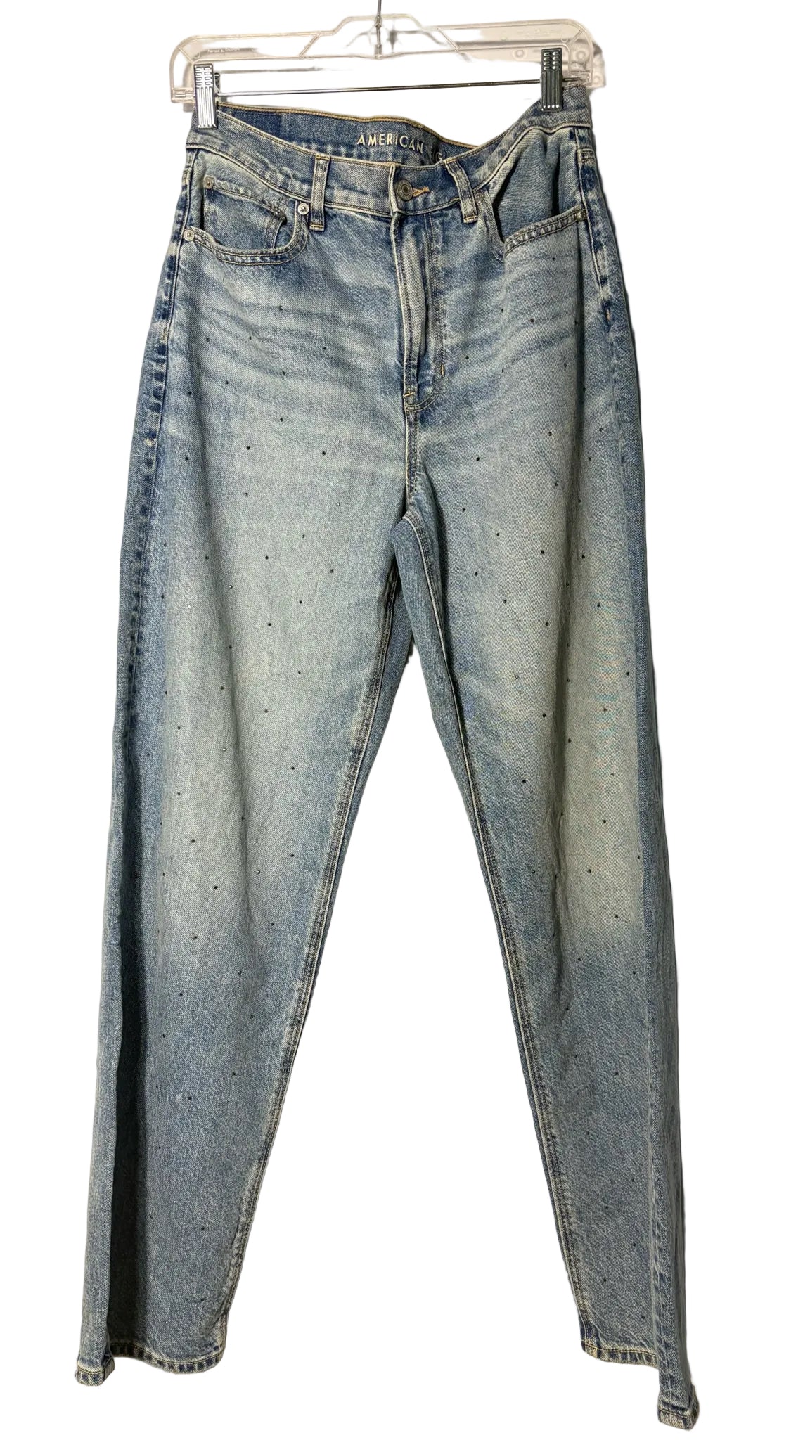Size 6 American Eagle Light Blue Diamonds Ladies Jeans