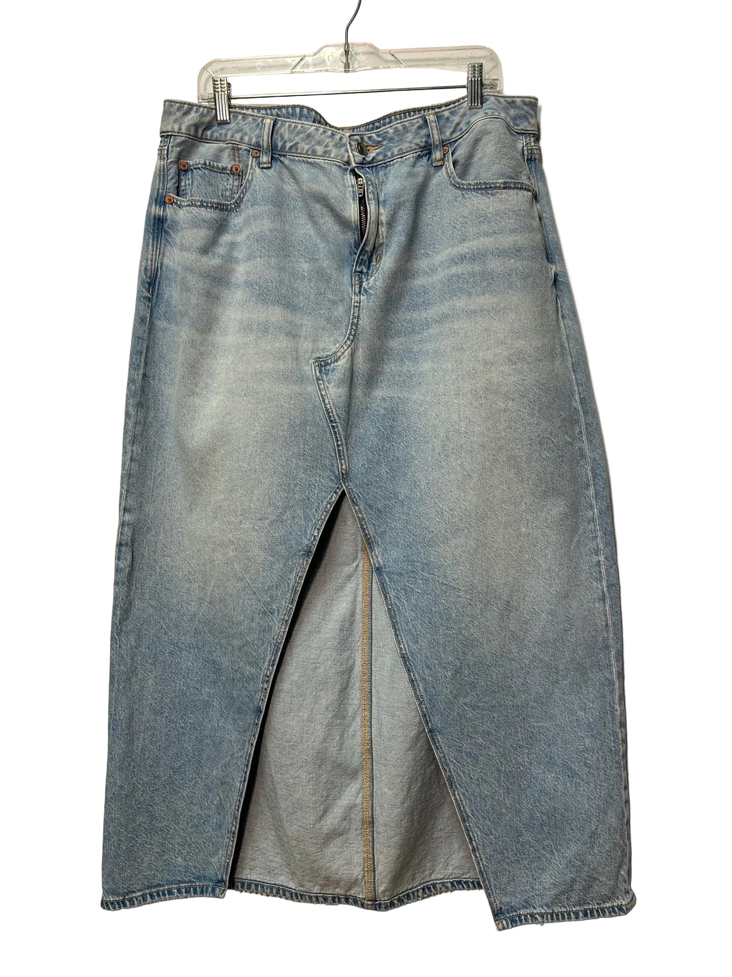 Size 16 American Eagle Blue Denim Ladies Skirt