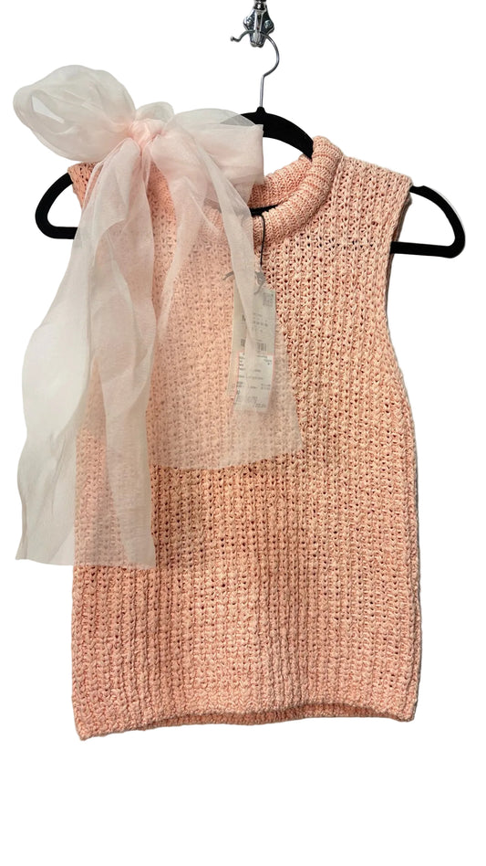 Size M Zara Peach Ladies Knit Top