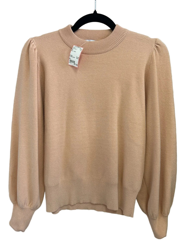 Size M Zara Peach Ladies Long Slvd Top