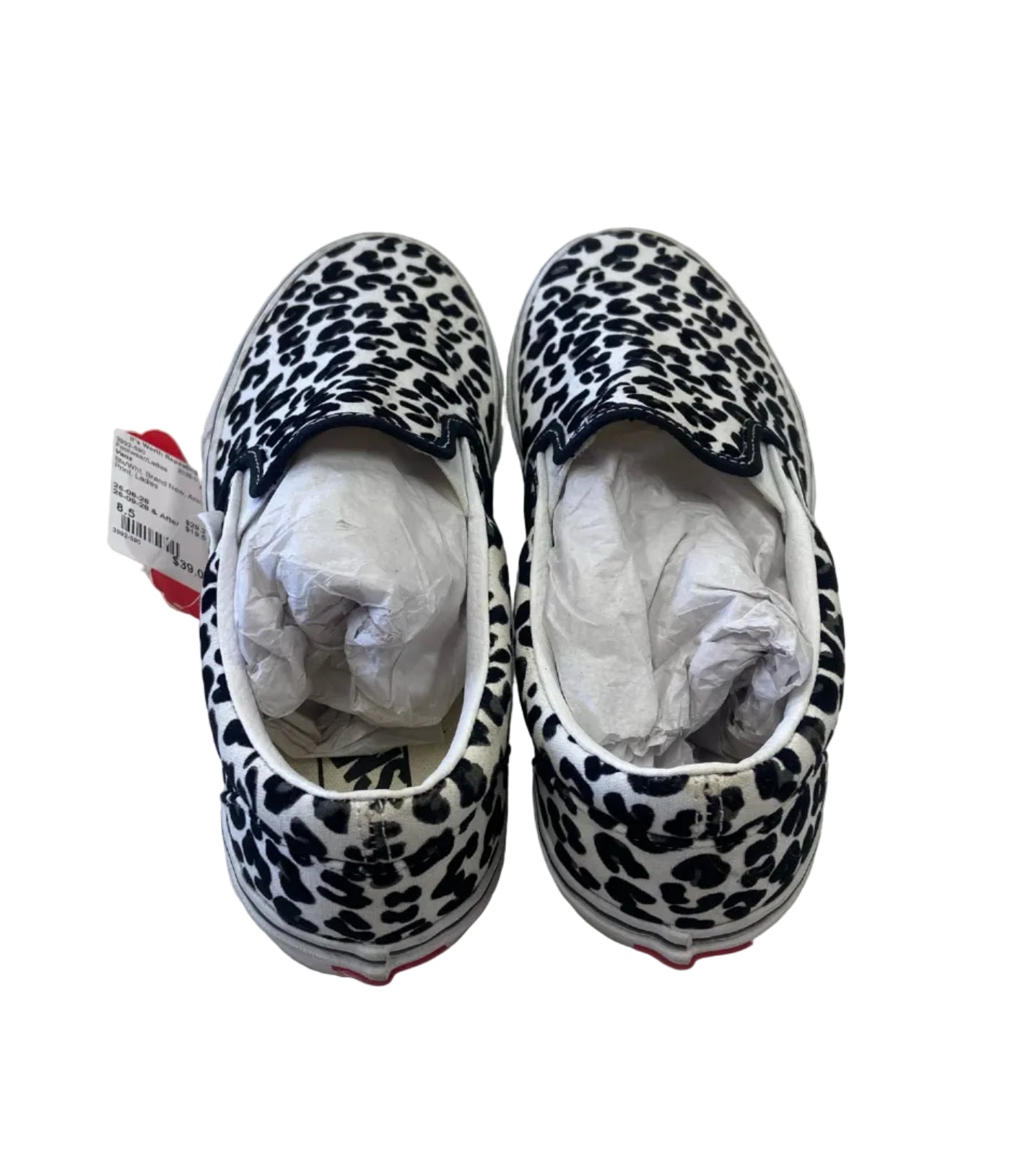 Vans Blk/Wht Animal Print Brand New Ladies Footwear/Ladies