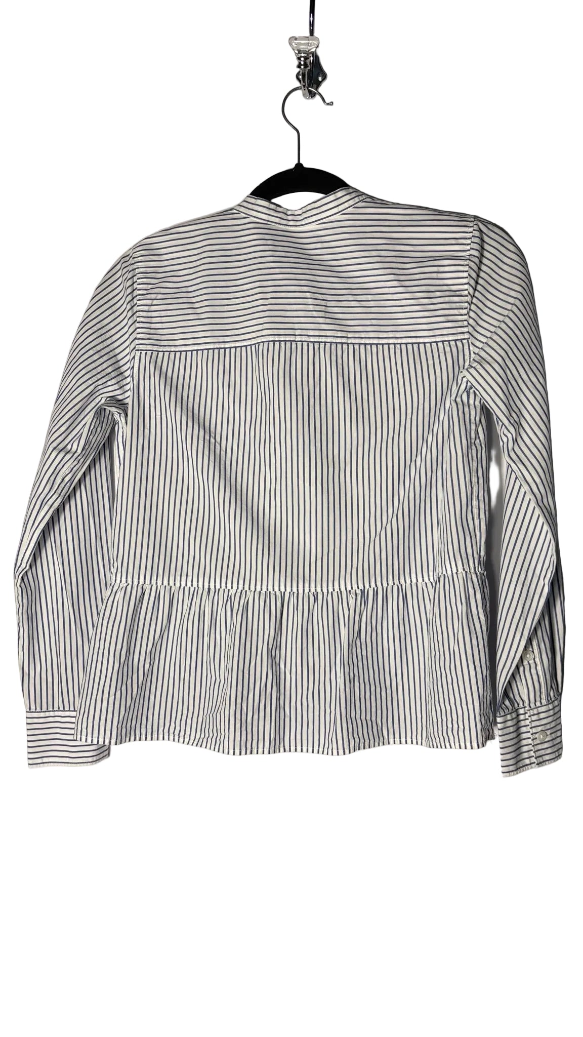 Size XS Madewell Blue White Stripe Ladies Top