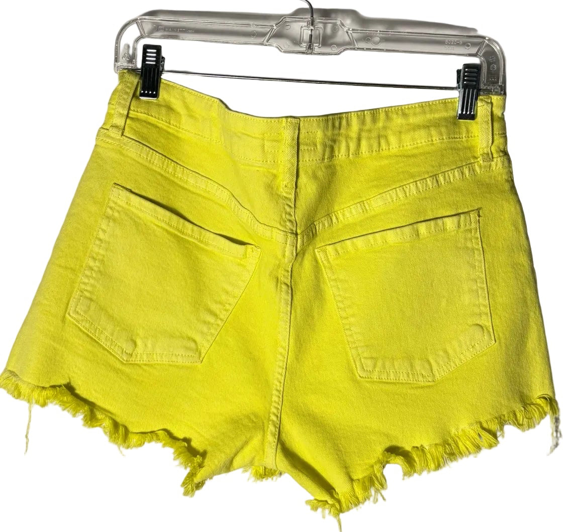 Size 6 Kut Yellow Ladies Shorts