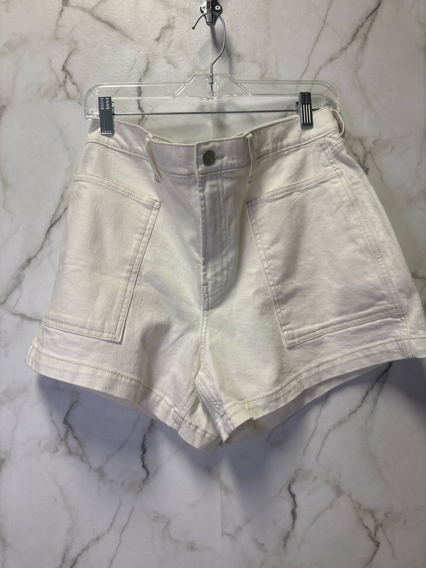 Size 14 Gap White Denim Ladies Shorts