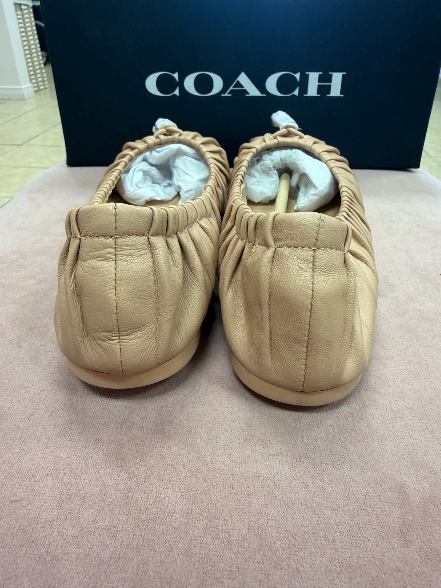 Coach! Beige Brand New Ladies Footwear/Ladies