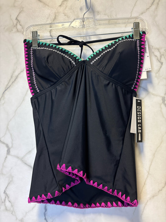 Size L Design Lab Purple Black Brand New Ladies Swimsuit