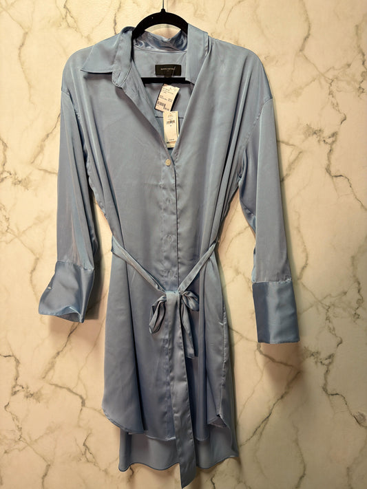 Size M Banana Republic Powder Blue Brand New Satin Ladies Dress