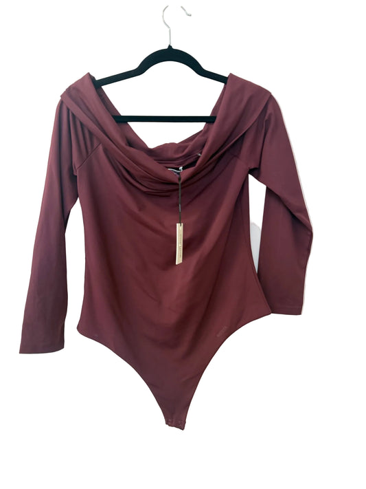 Size XL Aritzia Burgundy Brand New Ladies Bodysuit