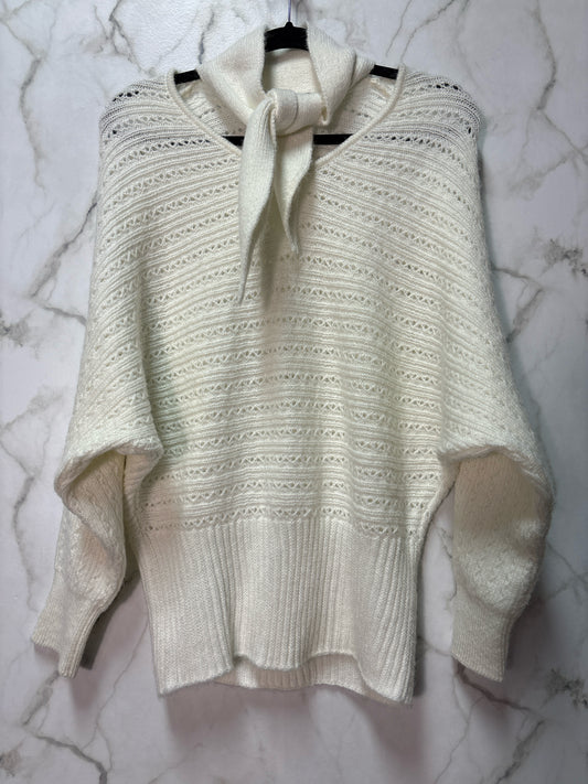 Size L Zara Cream Knit Ladies Sweater