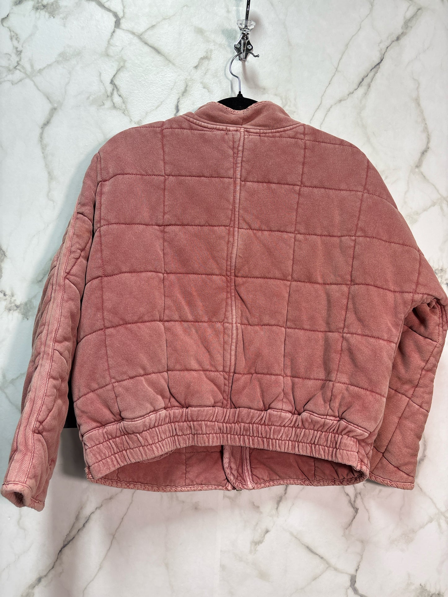 Size XS Black tape Pink Quilted Brand New Ladies Jacket