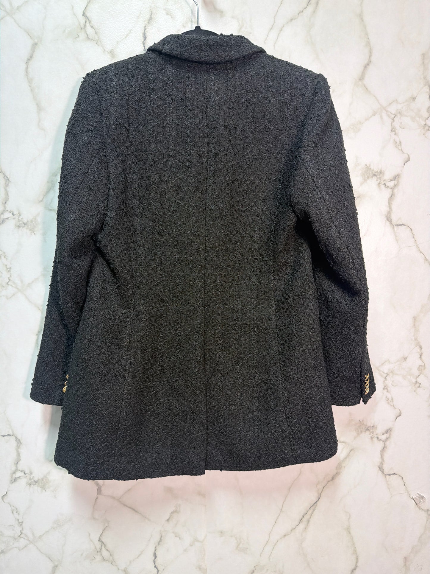 Size S H & M Black Gold Ladies Blazer