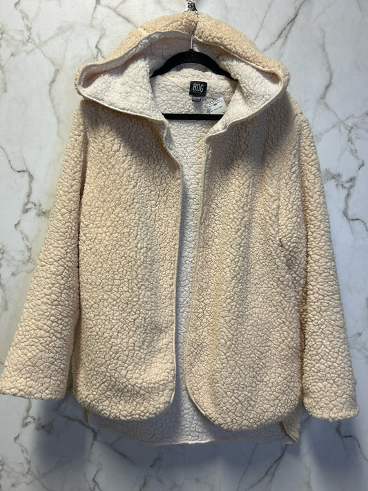 Size XS BDG Cream Sherpa Ladies Cardi