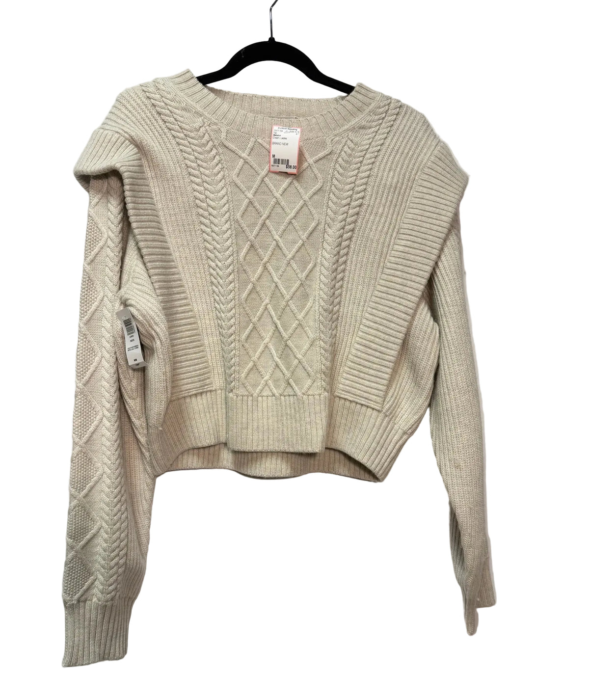Size M Babaton Cream Ladies Top