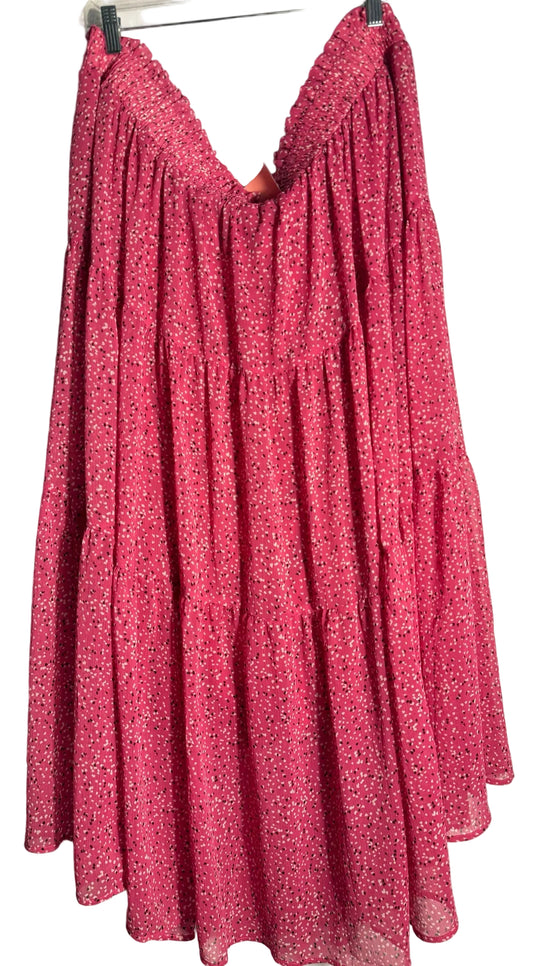 Size XXXL Penningtons Pink Black Ladies Skirt