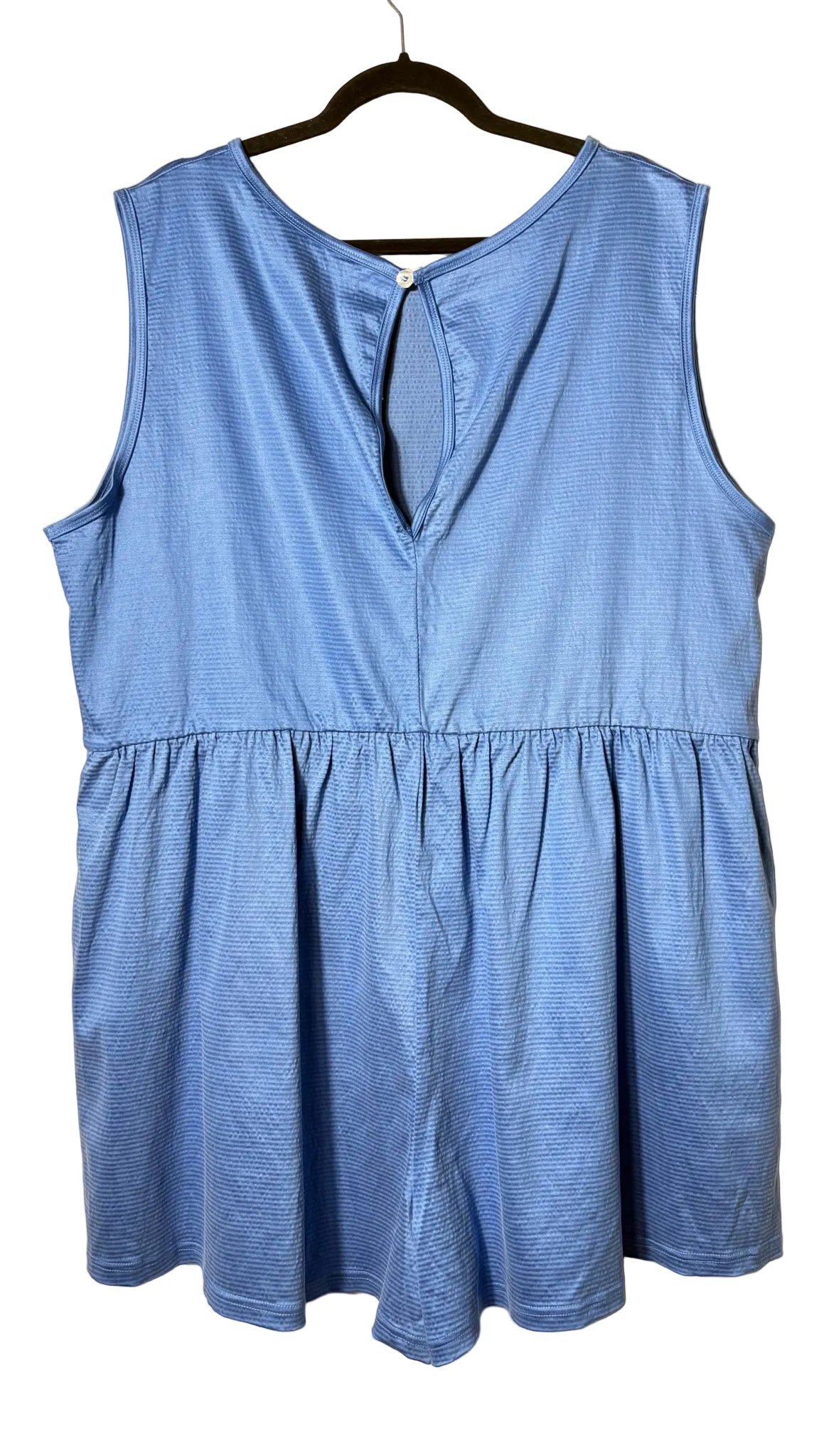 Size 3X Smash + Tess Blue Ladies Romper