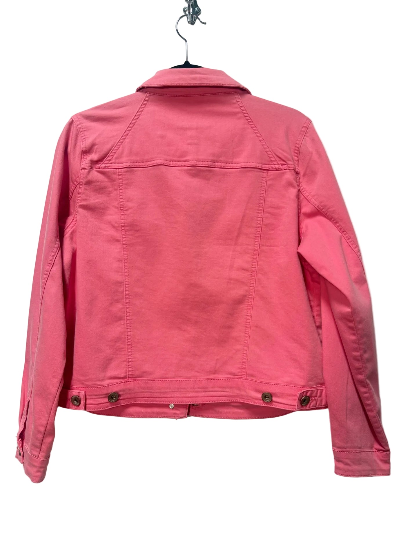 Size M cream Pink Denim Ladies Jacket