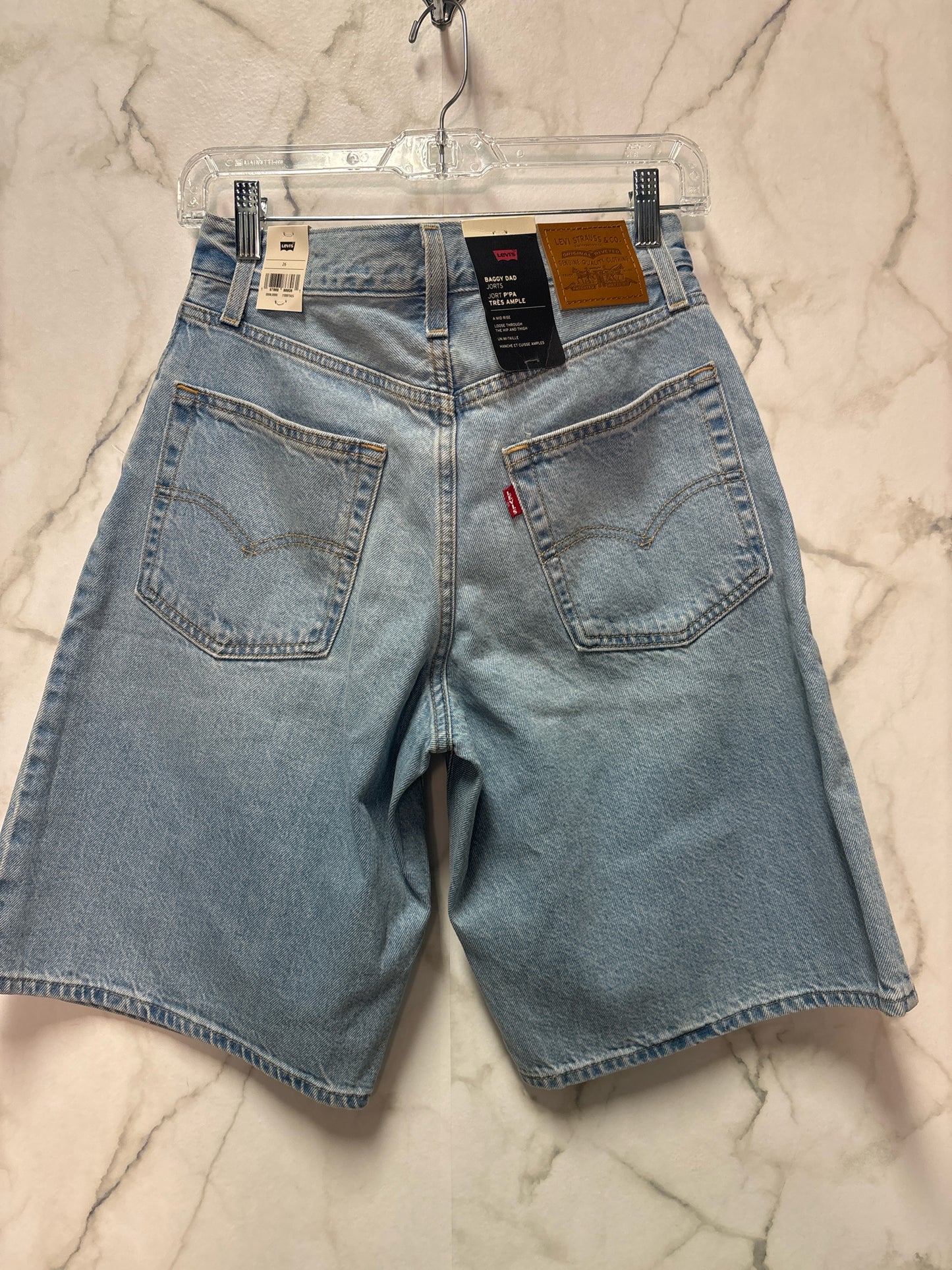 Size 26 Aritzia Blue Demin Brand New Ladies Shorts